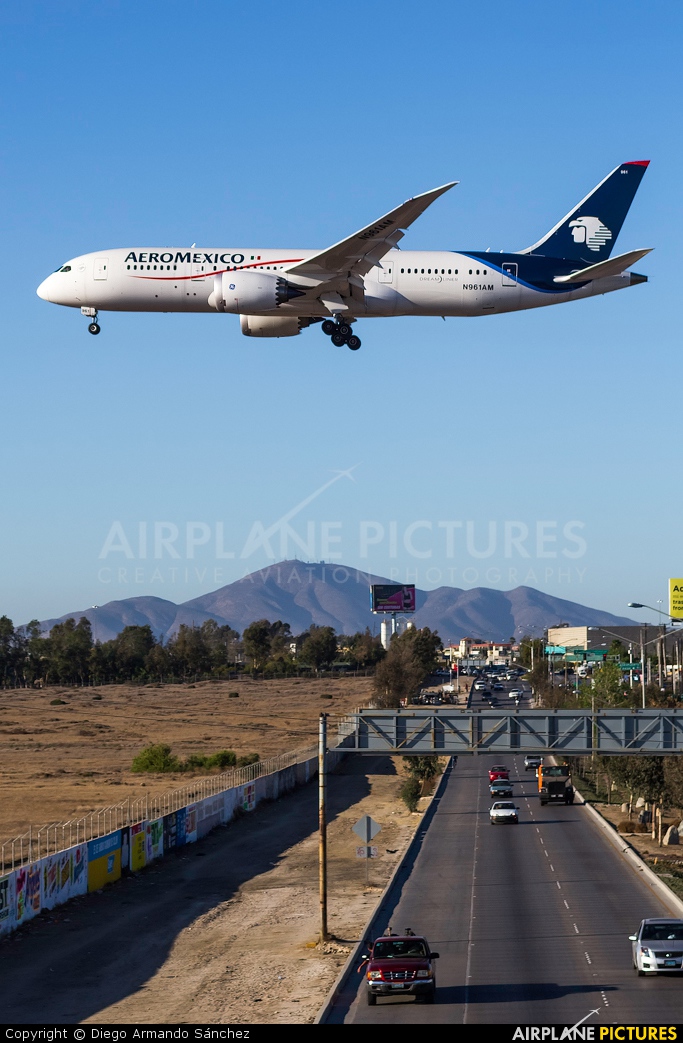 Aeromexico N961AM aircraft at Tijuana Intl
