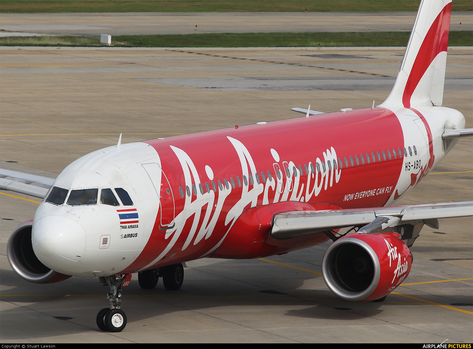AirAsia (Thailand) HS-ABO aircraft at Bangkok - Don Muang