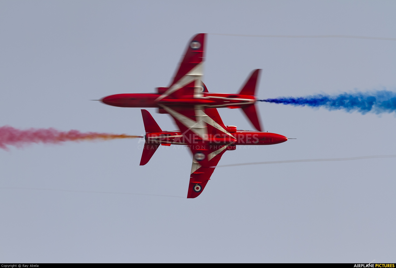 Royal Air Force "Red Arrows" - aircraft at Malta Intl