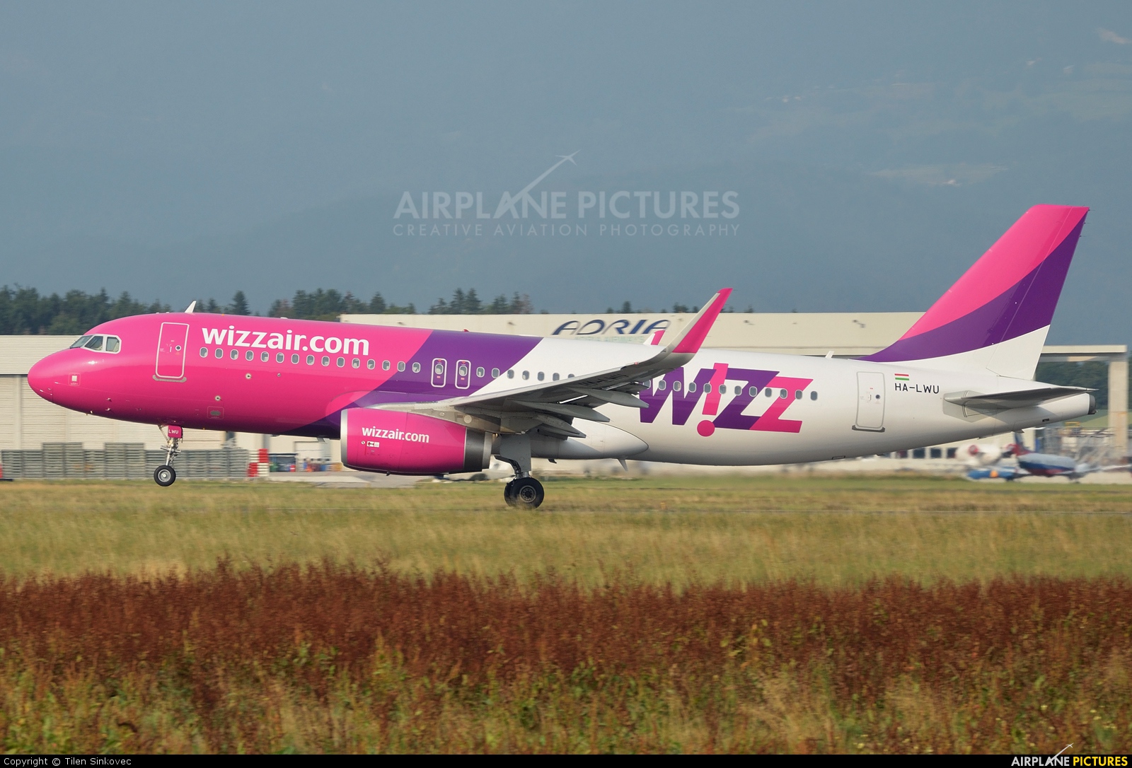 Wizz Air HA-LWU aircraft at Ljubljana - Brnik