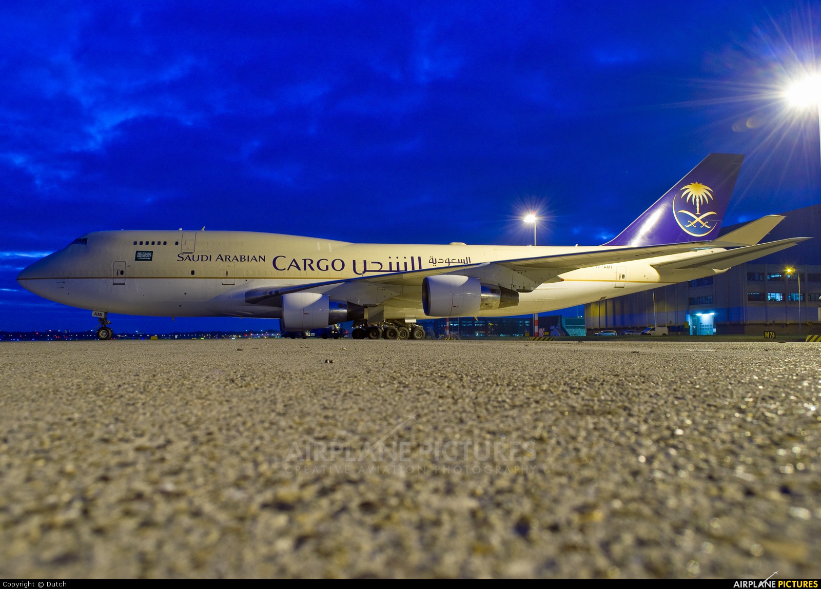 Saudi Arabian Cargo TF-AMI aircraft at Amsterdam - Schiphol