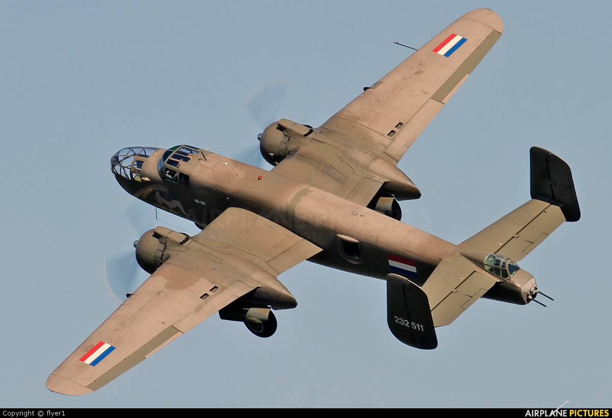 Netherlands - Air Force "Historic Flight" PH-XXV aircraft at Brighton - Shoreham