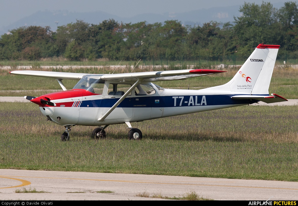 Private T7-ALA aircraft at Verona - Boscomantico