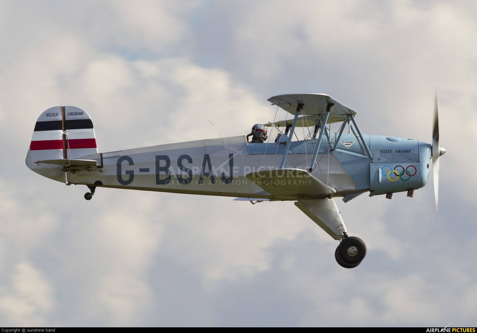 Private G-BSAJ aircraft at Duxford