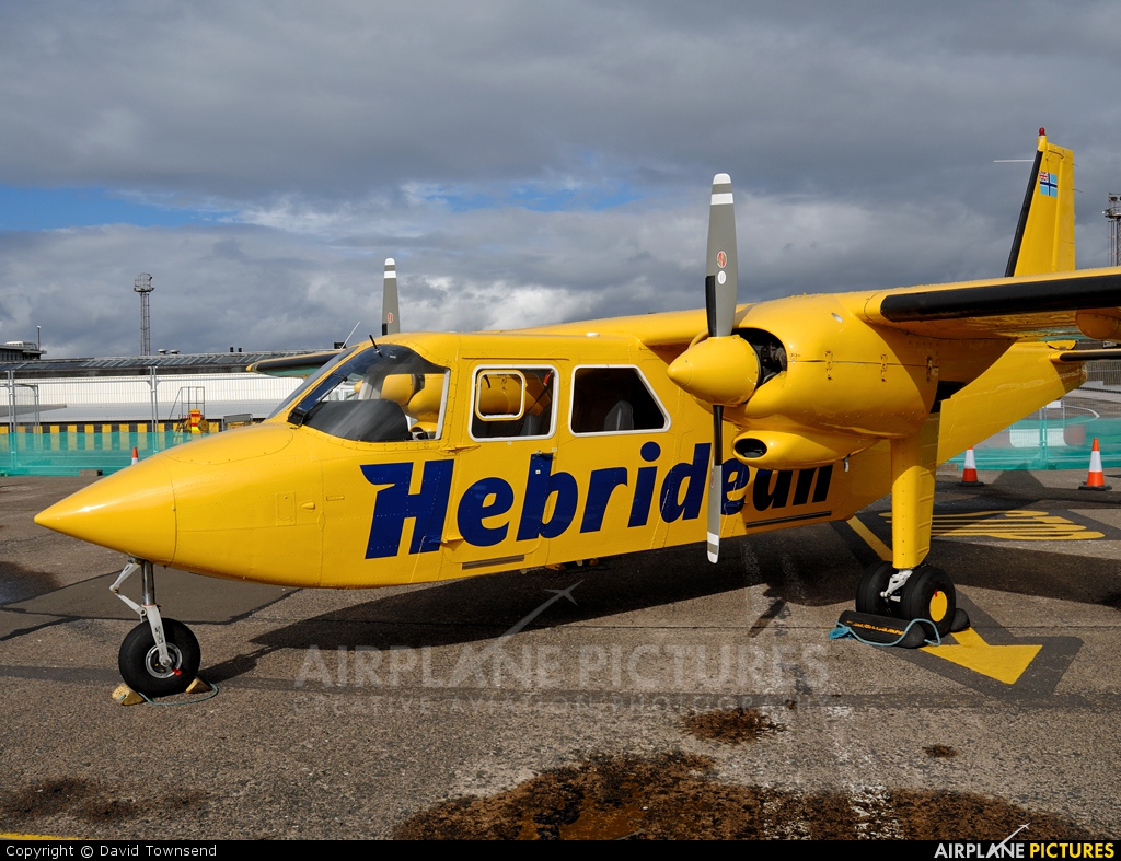 Hebridean Air Services G-HEBS aircraft at Prestwick