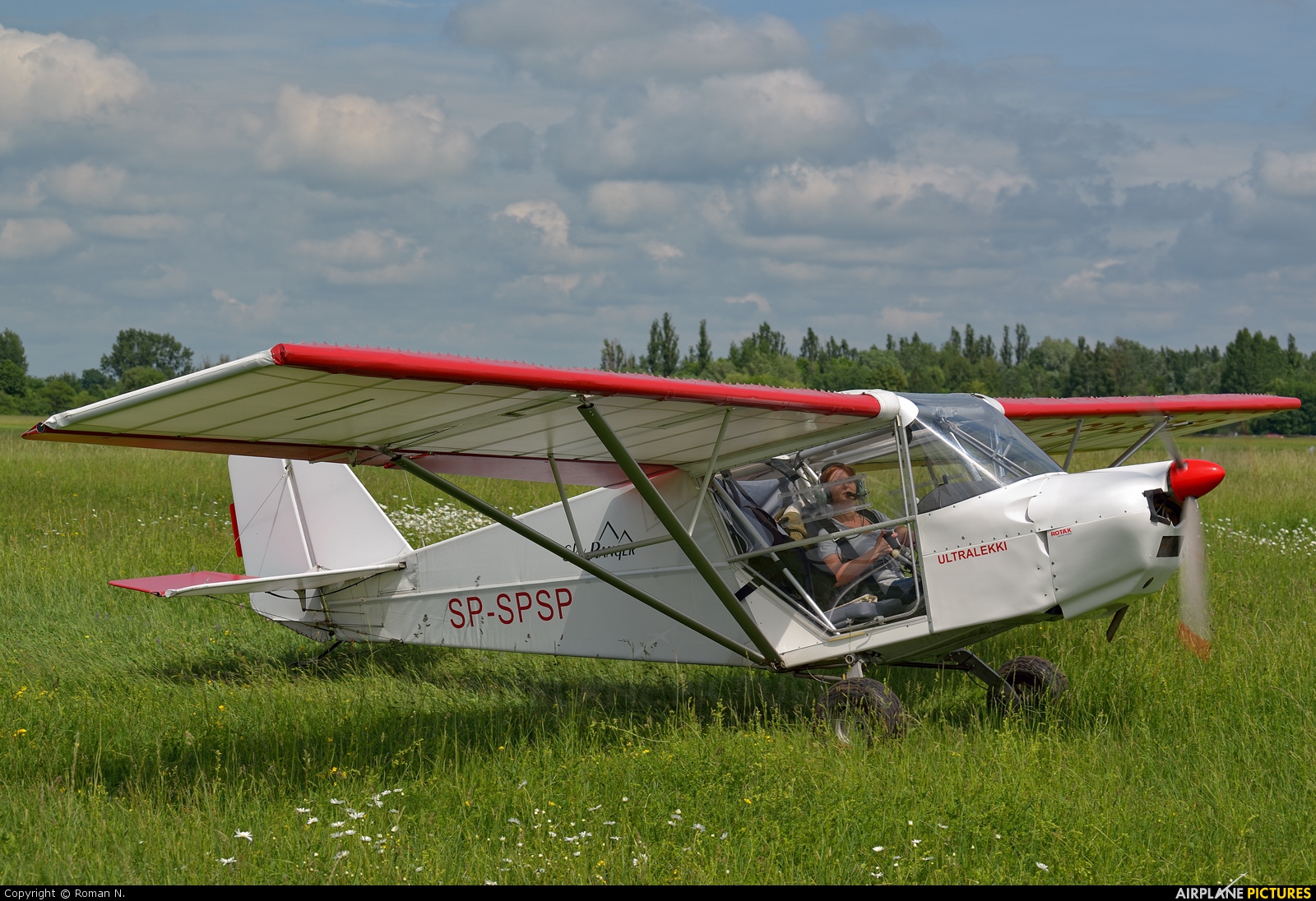 Private SP-SPSP aircraft at Płock