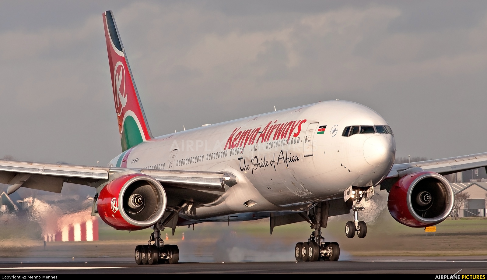 Kenya Airways 5Y-KQT aircraft at Amsterdam - Schiphol