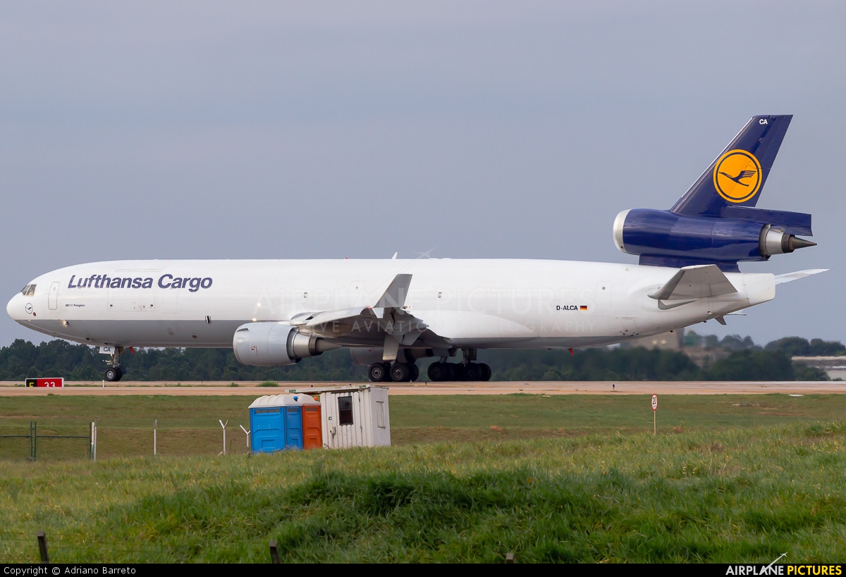 Lufthansa Cargo D-ALCA aircraft at Campinas - Viracopos Intl
