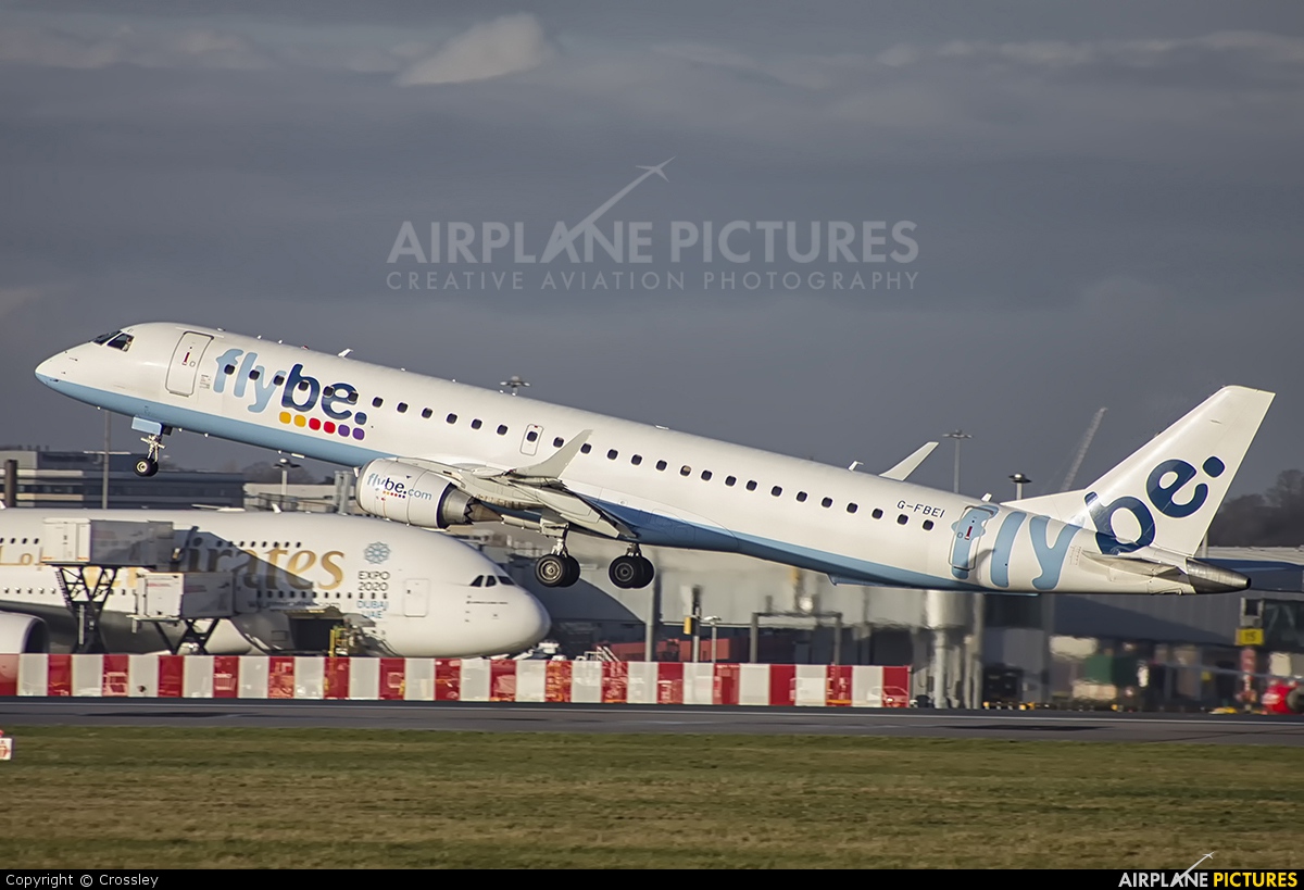 Flybe G-FBEI aircraft at Manchester