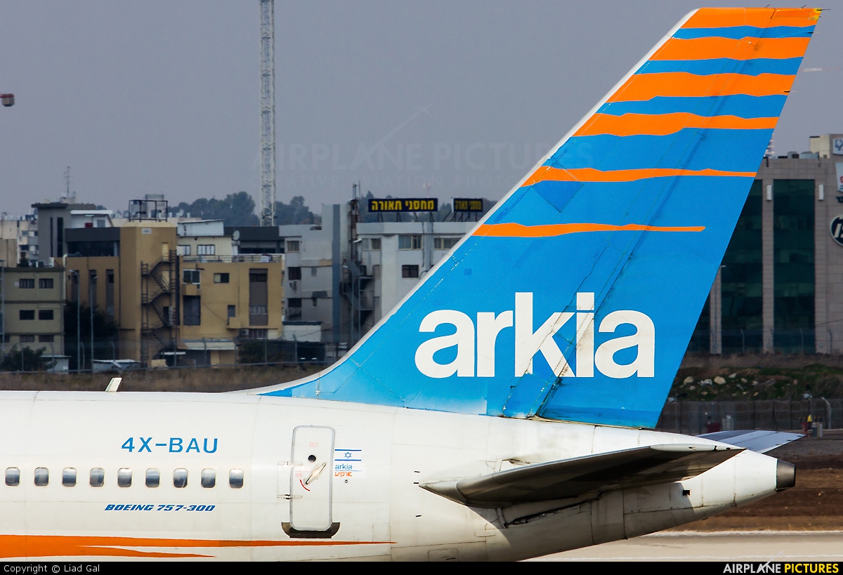 Arkia 4X-BAU aircraft at Tel Aviv - Ben Gurion