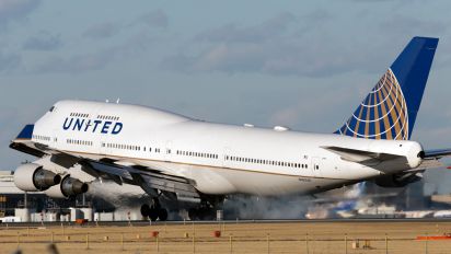 N182UA - United Airlines Boeing 747-400