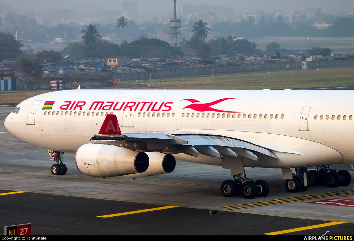 Air Mauritius 3B-NBD aircraft at Mumbai - Chhatrapati Shivaji Intl