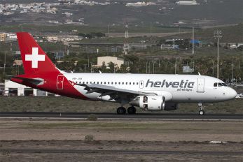 HB-JVK - Helvetic Airways Airbus A319