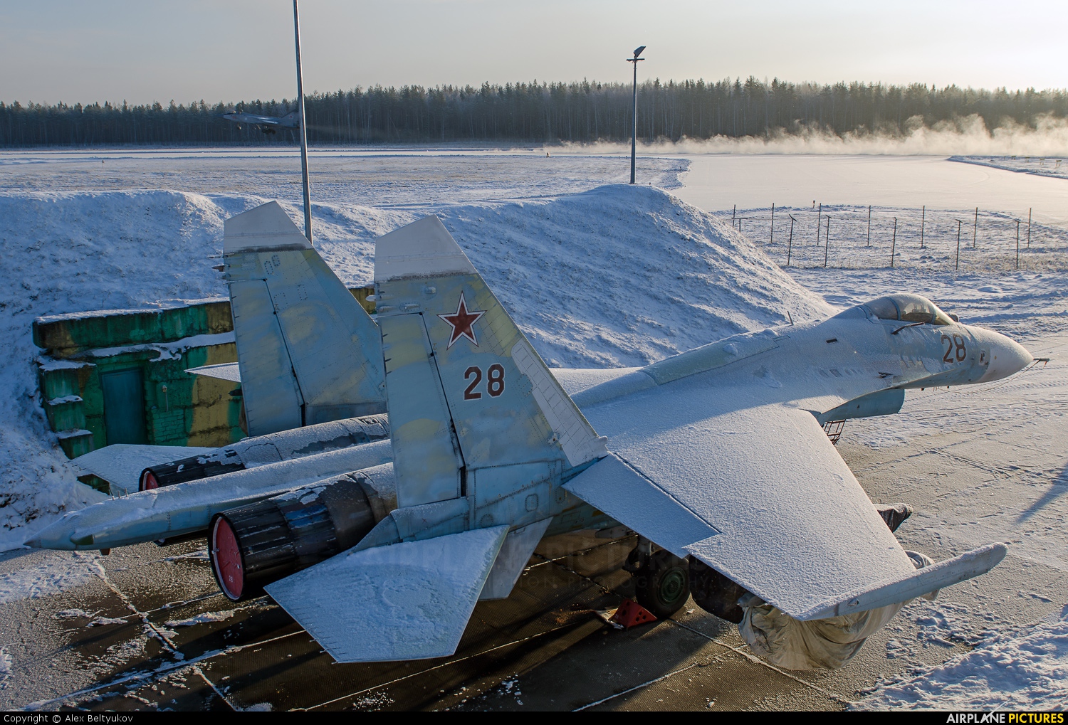Russia - Air Force 28 aircraft at Arkhangelsk - Talagi