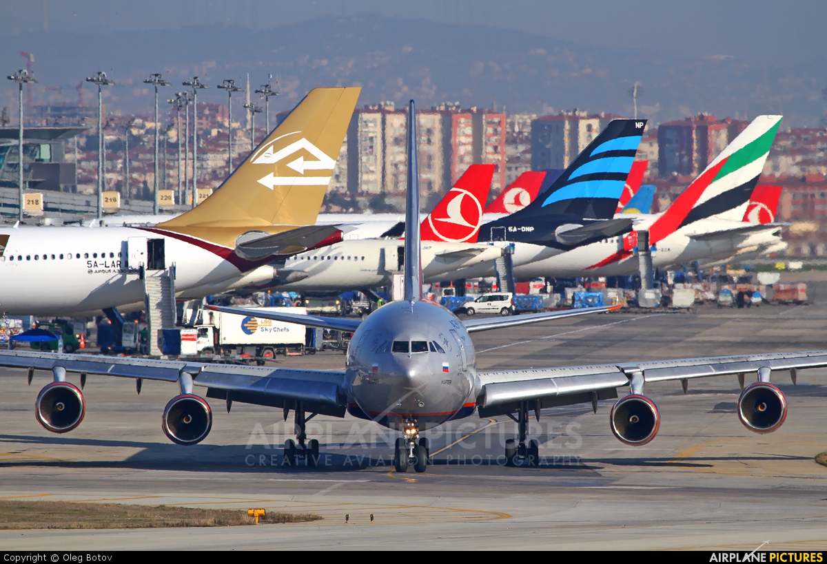Aeroflot RA-96010 aircraft at Istanbul - Ataturk