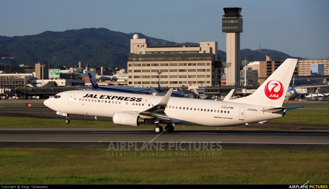 JAL - Express JA329J aircraft at Osaka - Itami Intl