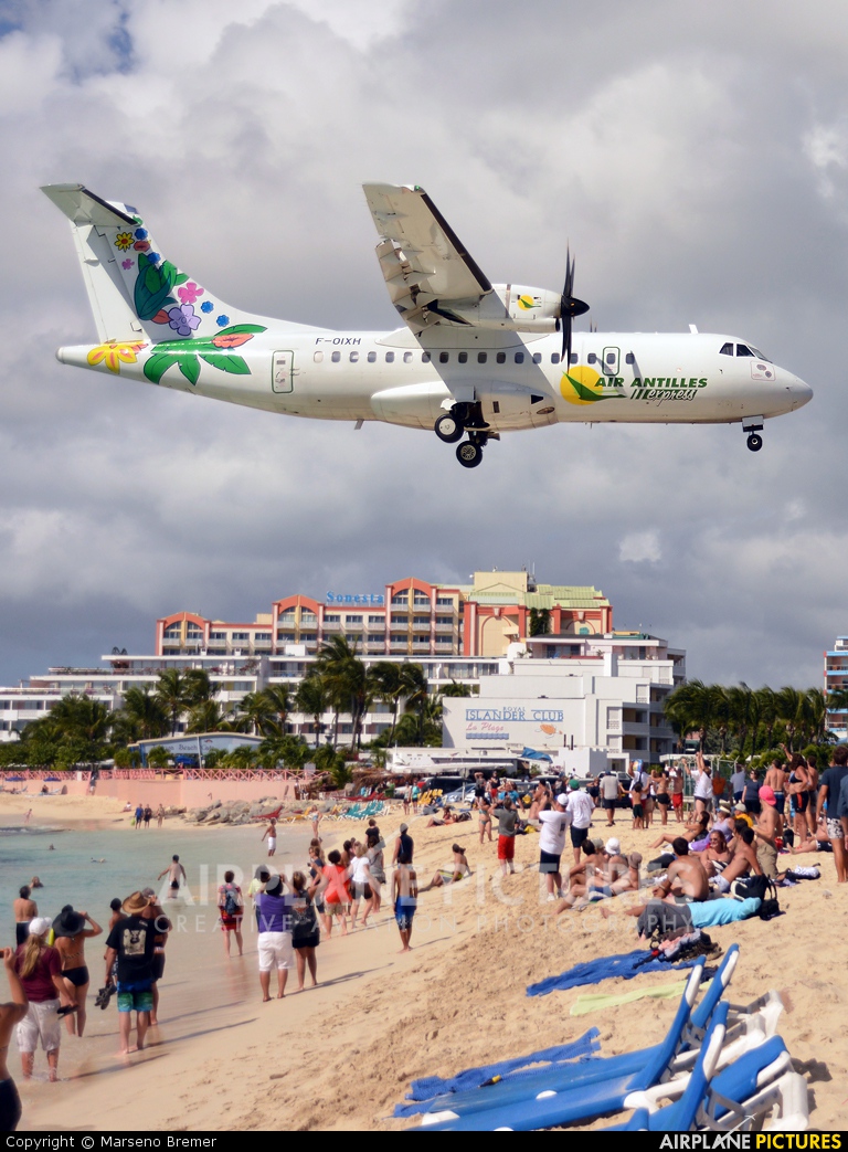 Air Antilles Express F-OIXH aircraft at Sint Maarten - Princess Juliana Intl
