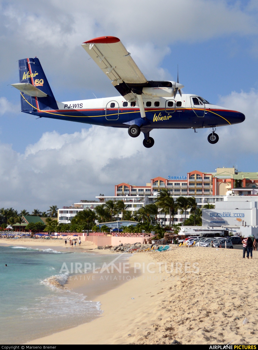 Winair PJ-WIS aircraft at Sint Maarten - Princess Juliana Intl