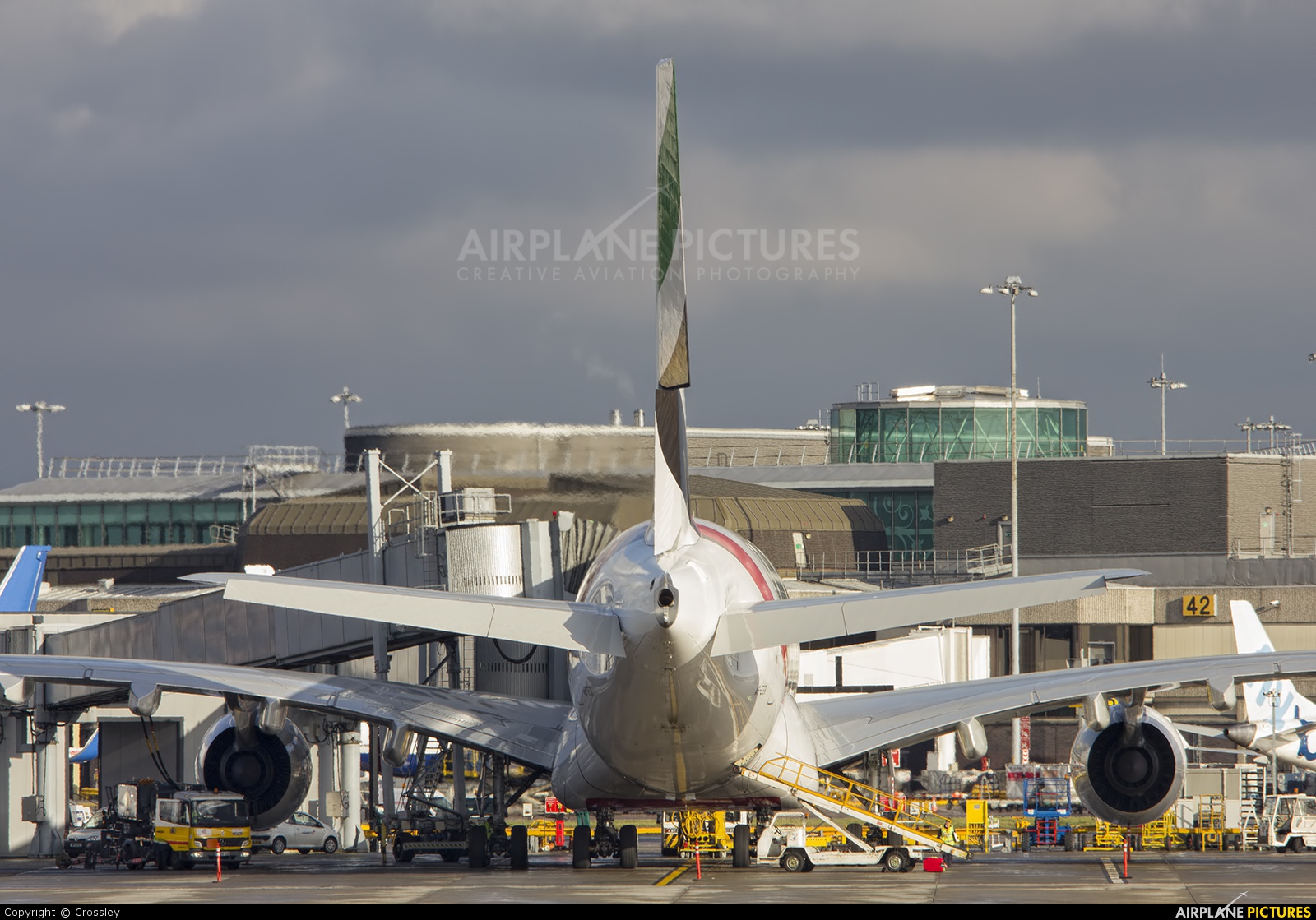 Emirates Airlines A6-EER aircraft at Manchester
