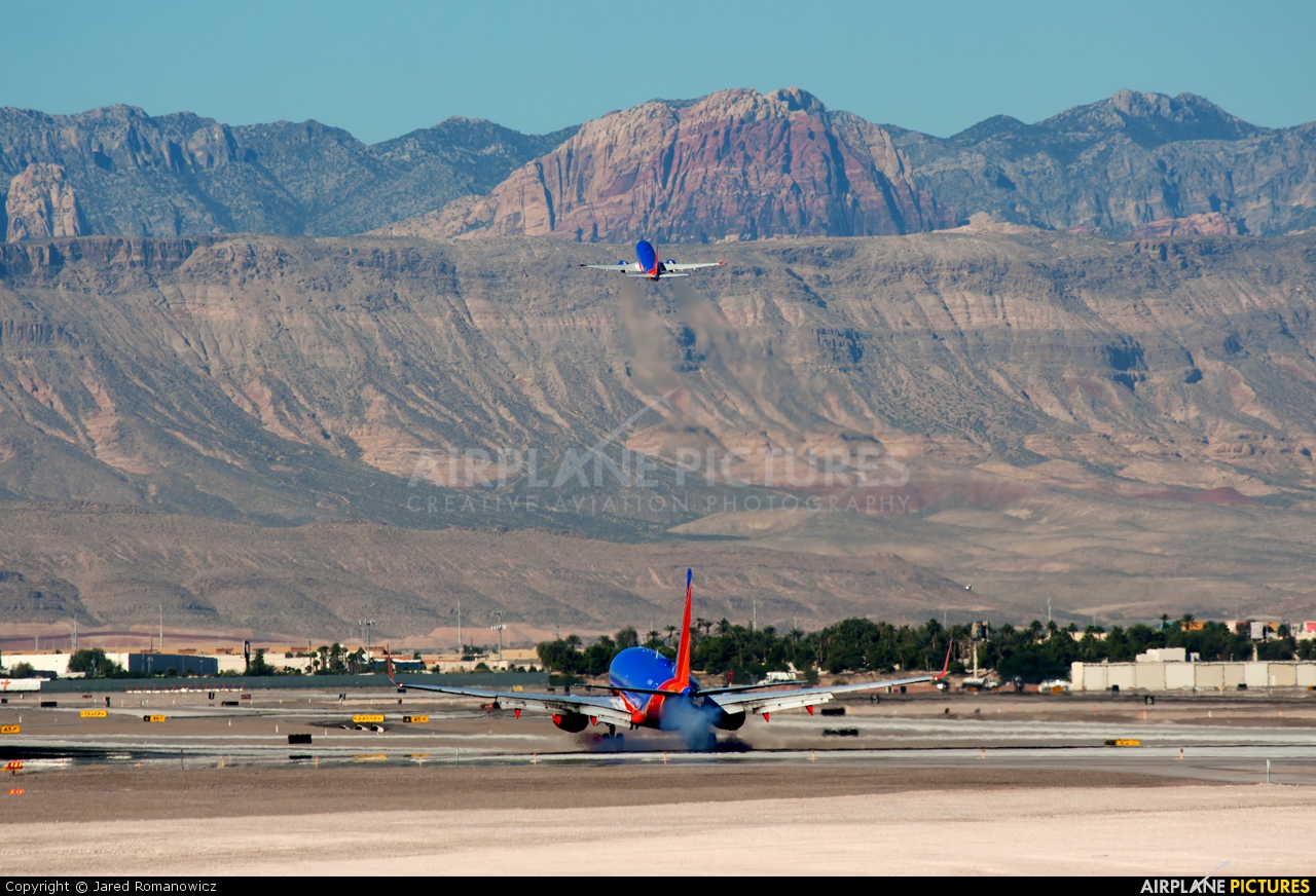 Southwest Airlines - aircraft at Las Vegas - McCarran Intl