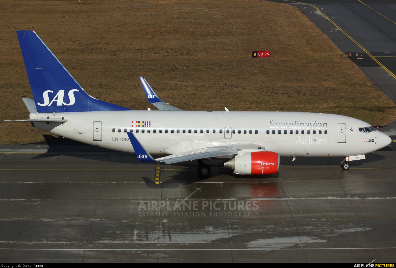 SAS - Scandinavian Airlines LN-RNU aircraft at Innsbruck