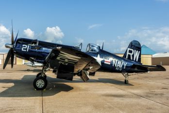 N43RW - Texas Aviation Hall of fame Vought F4U Corsair