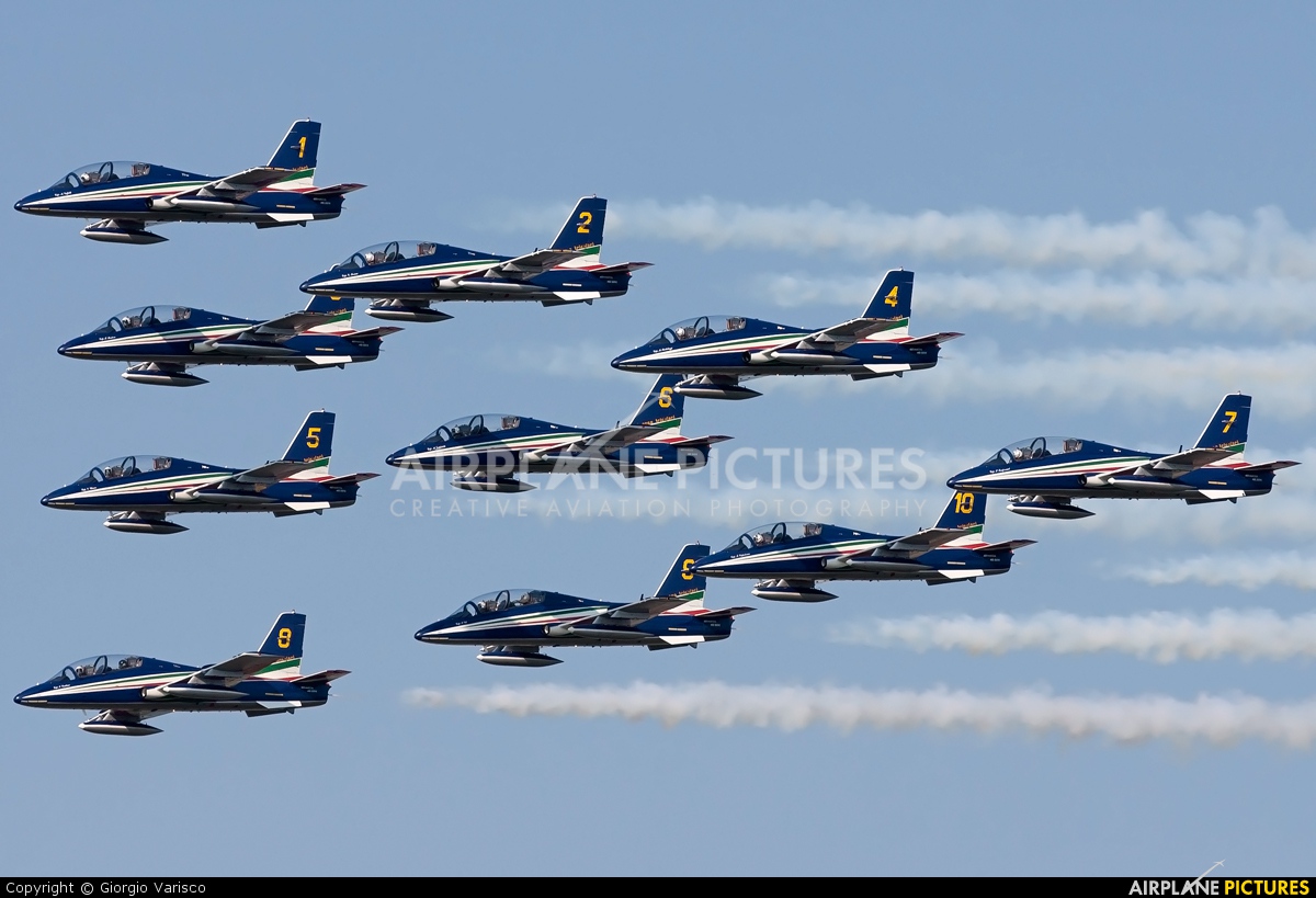 Italy - Air Force "Frecce Tricolori" MM54517 aircraft at Fairford