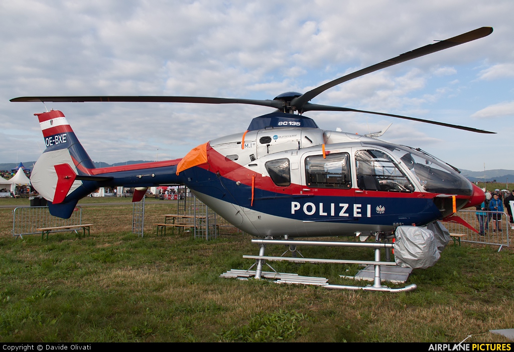 Austria - Police OE-BXE aircraft at Zeltweg