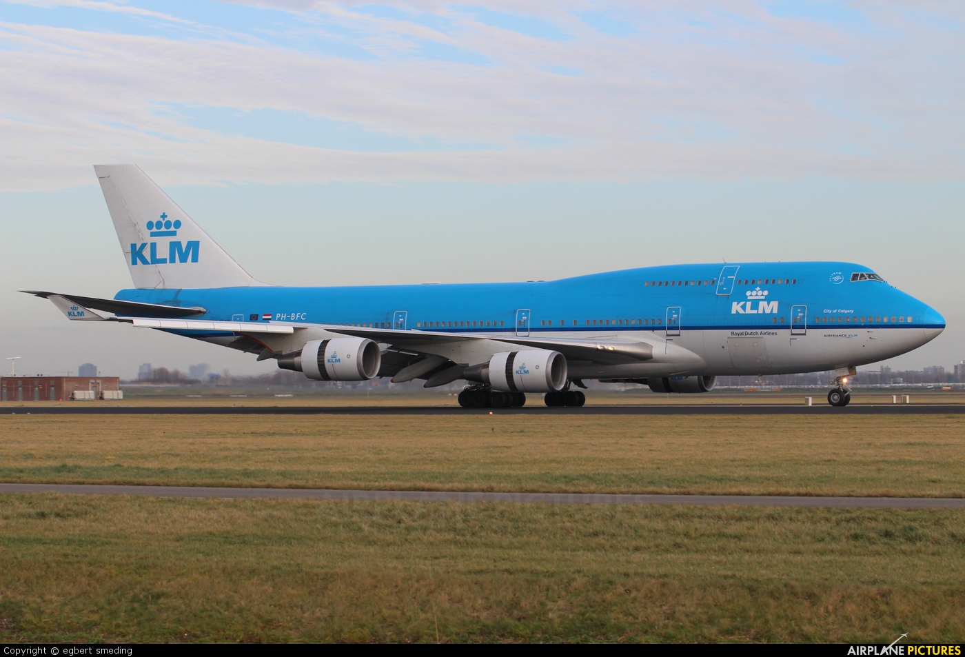 KLM Asia PH-BFC aircraft at Amsterdam - Schiphol