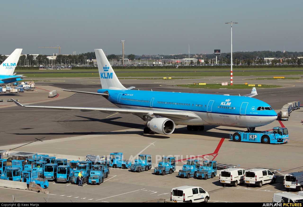 KLM PH-AOA aircraft at Amsterdam - Schiphol