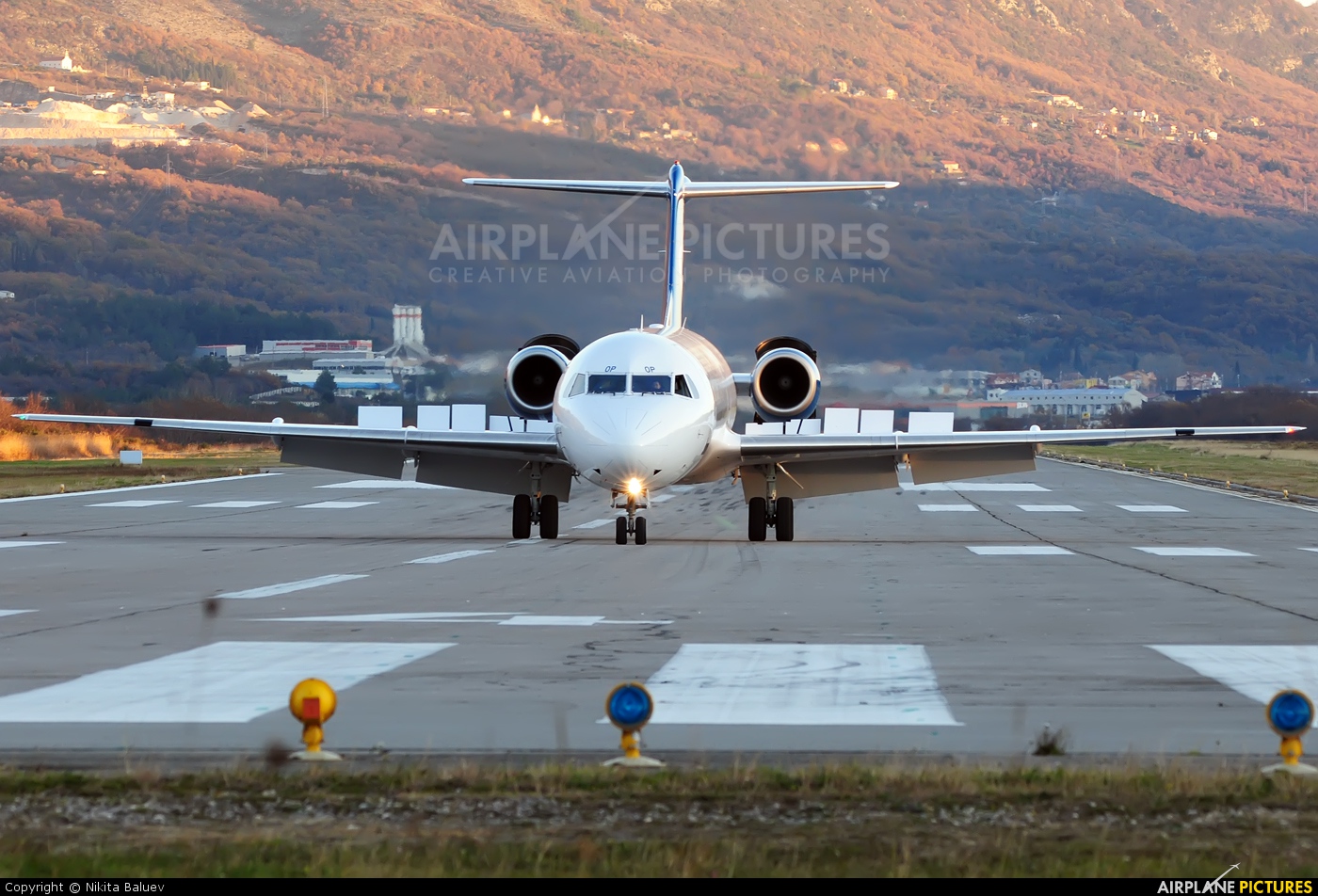 Montenegro Airlines 4O-AOP aircraft at Tivat
