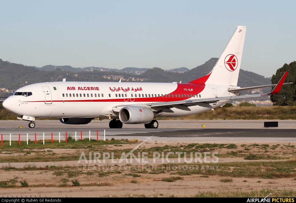 Air Algerie 7T-VJP aircraft at Barcelona - El Prat