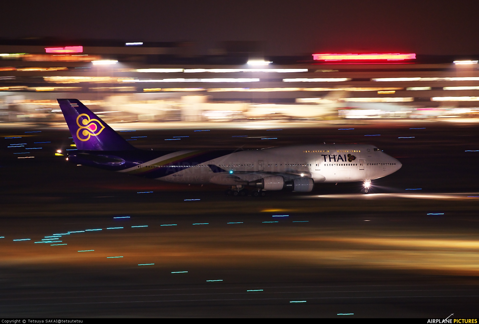 Thai Airways HS-TGT aircraft at Tokyo - Haneda Intl