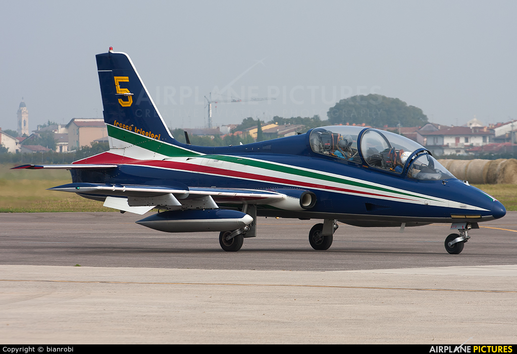 Italy - Air Force "Frecce Tricolori" MM54473 aircraft at Verona - Villafranca