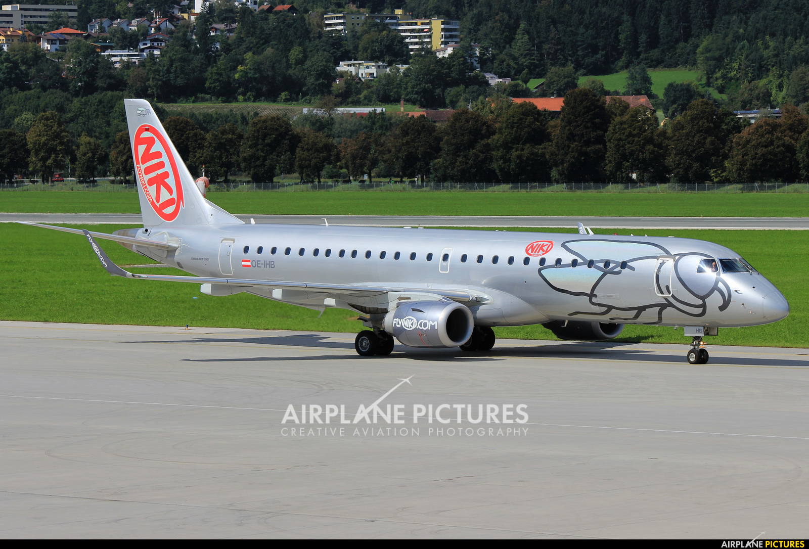 Niki OE-IHB aircraft at Innsbruck