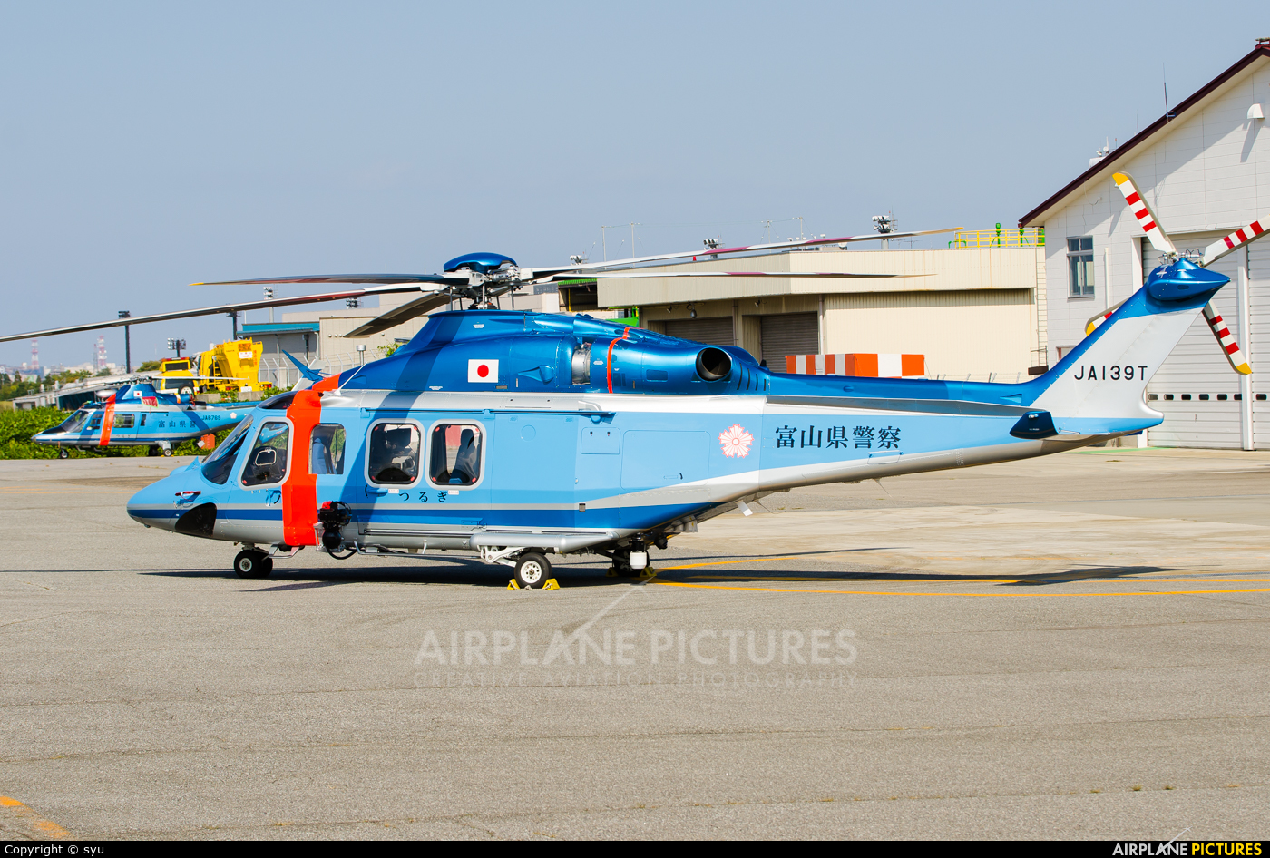 Japan - Police JA139T aircraft at Toyama