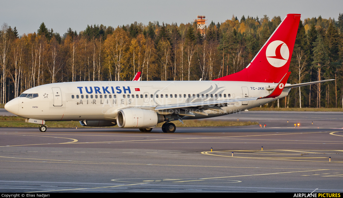 Turkish Airlines TC-JKK aircraft at Helsinki - Vantaa