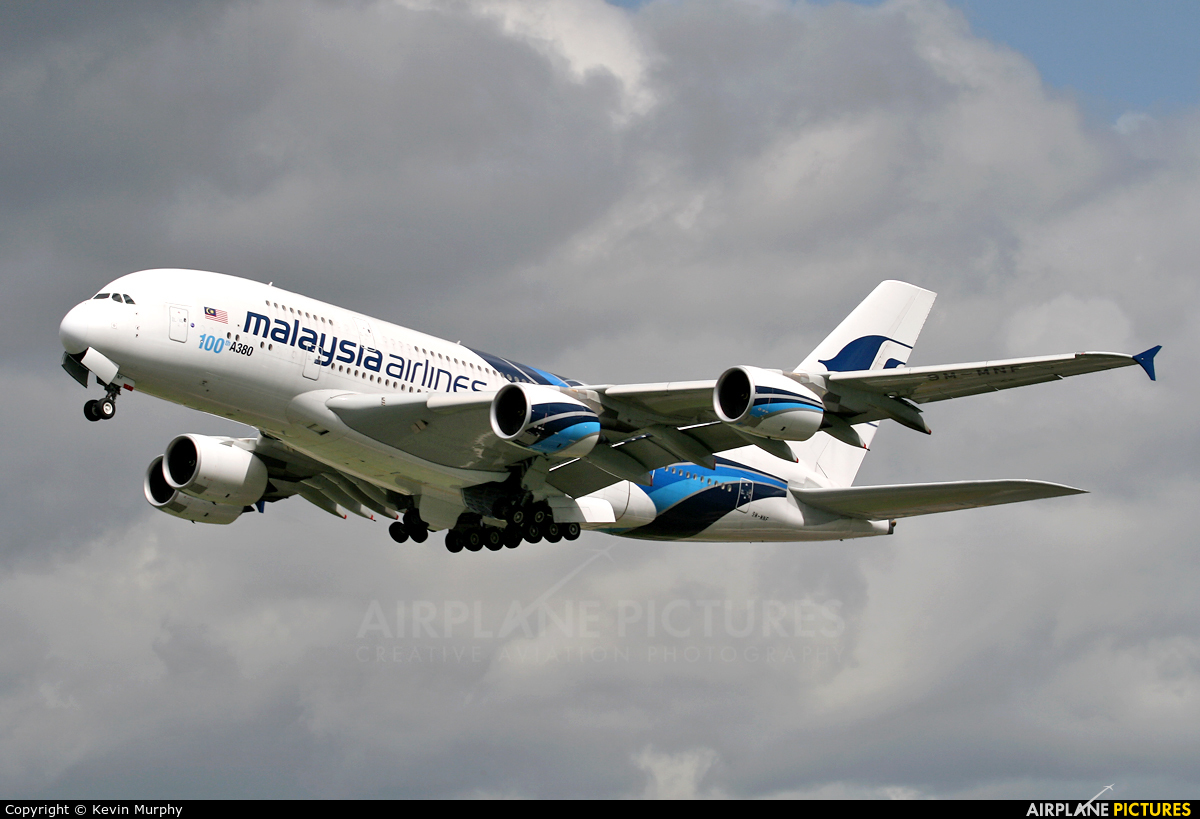 Malaysia Airlines 9M-MNF aircraft at London - Heathrow