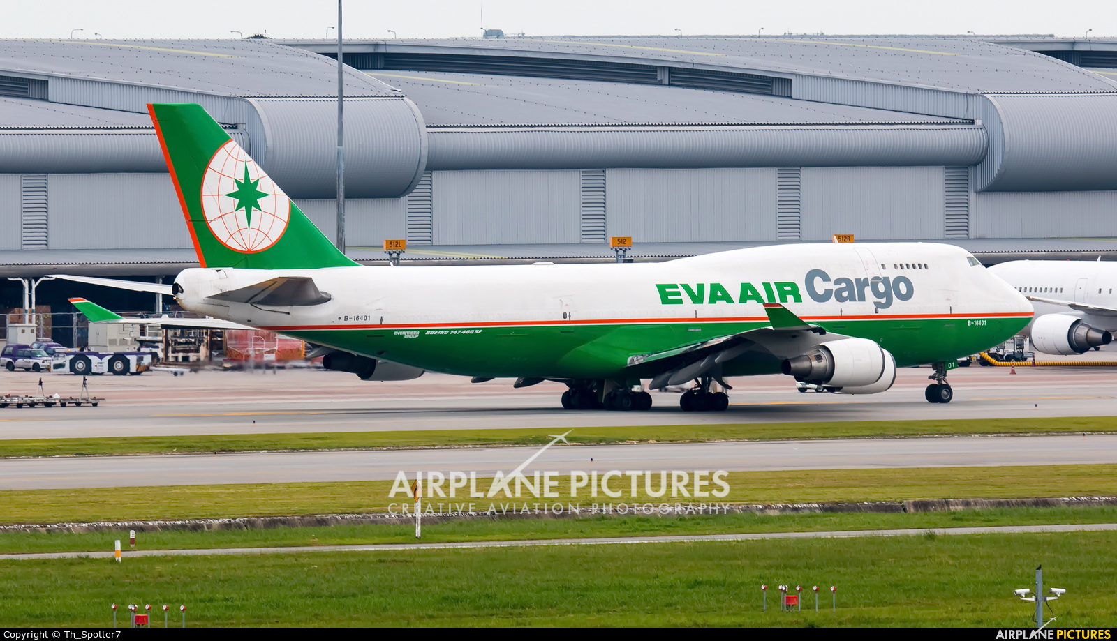 EVA Air Cargo B-16401 aircraft at Bangkok - Suvarnabhumi