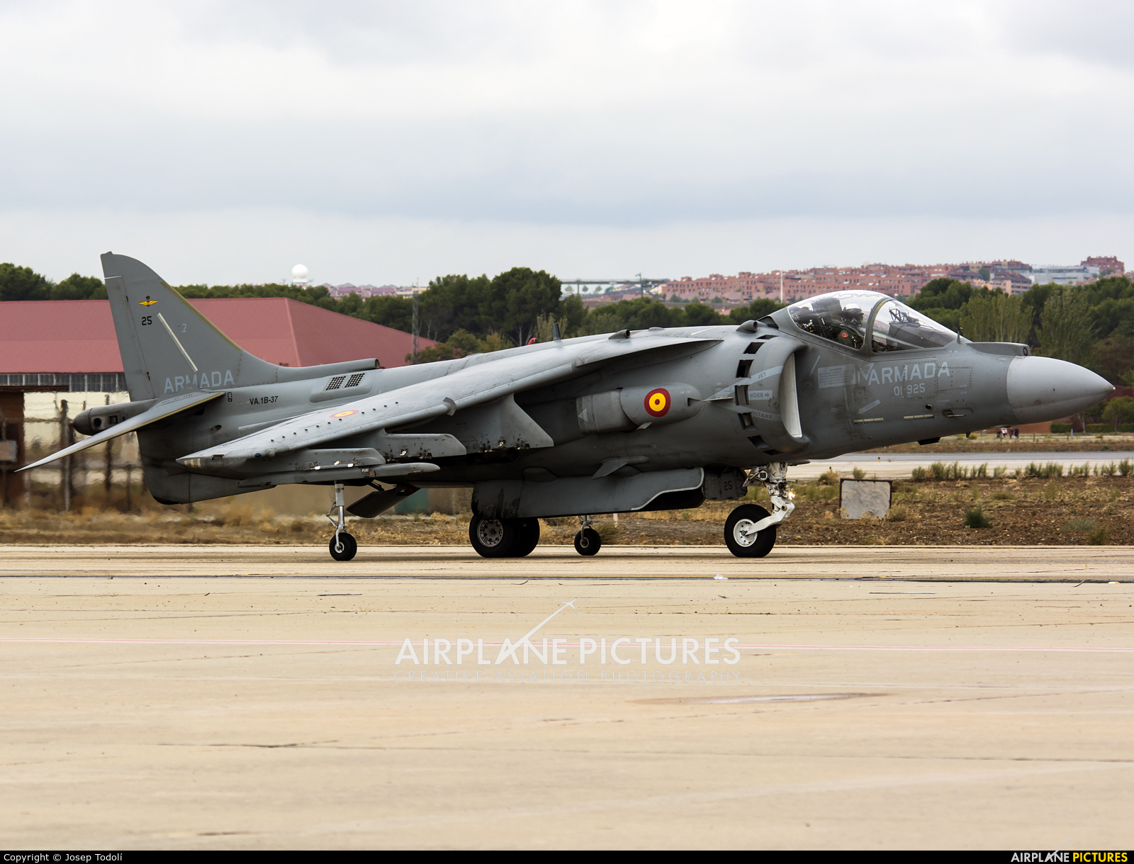 Spain - Navy VA.1B-37 aircraft at Madrid - Torrejon