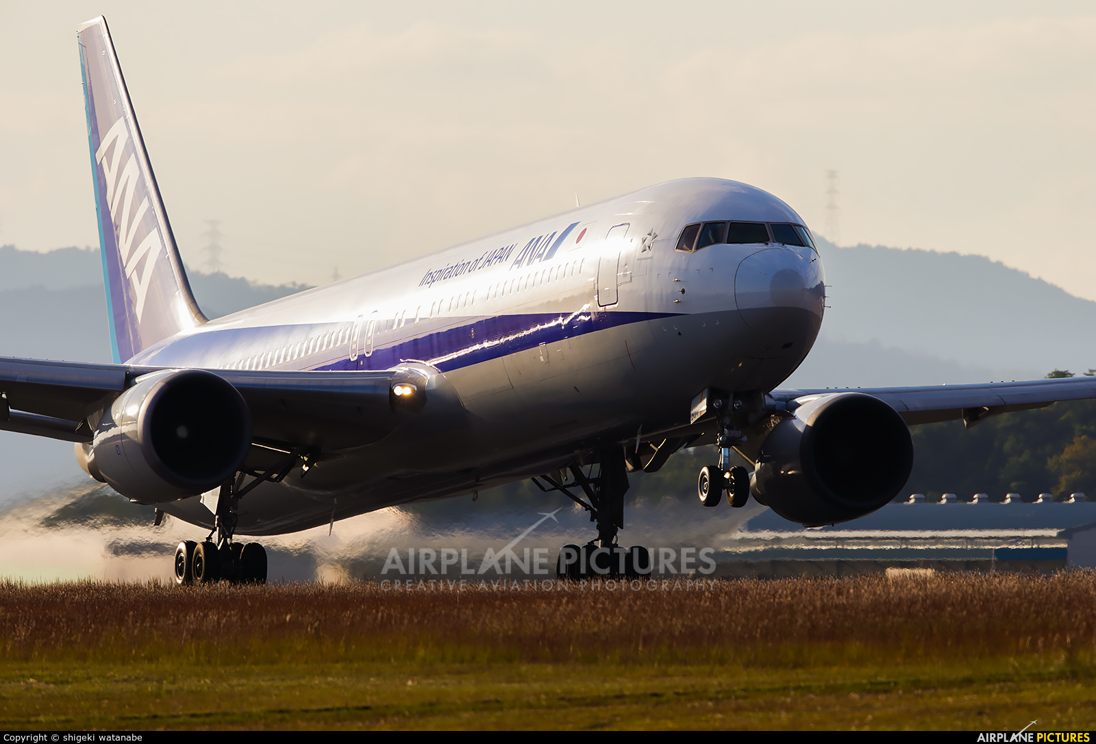 ANA - All Nippon Airways JA8357 aircraft at Hiroshima