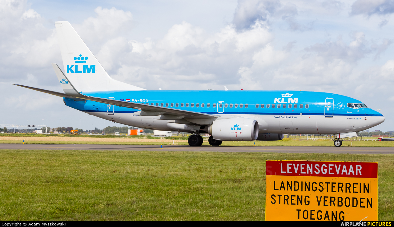 KLM PH-BGU aircraft at Amsterdam - Schiphol