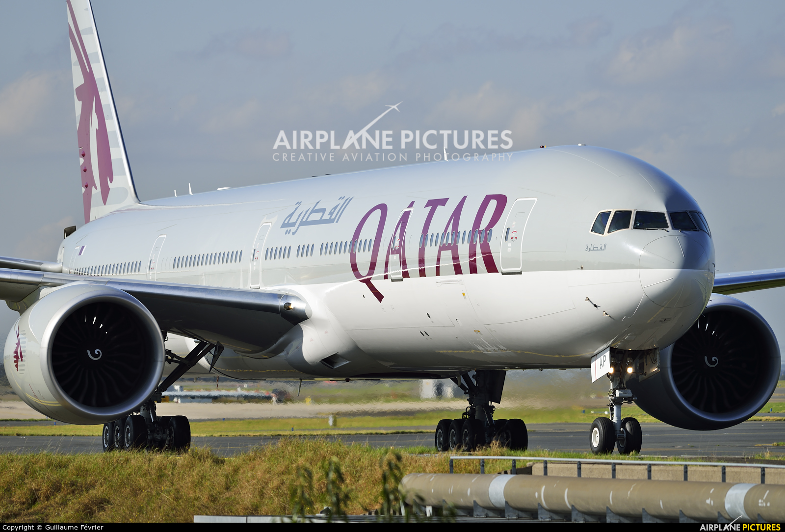 Qatar Airways A7-BAP aircraft at Paris - Charles de Gaulle
