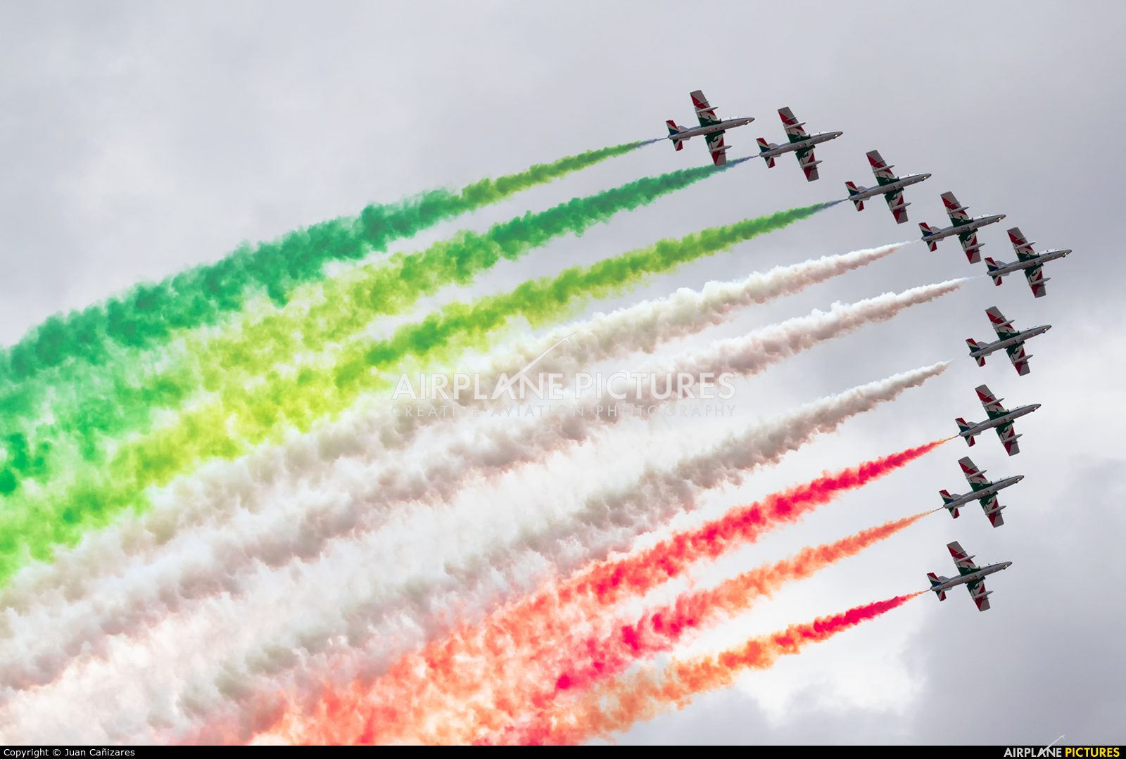 Italy - Air Force "Frecce Tricolori" - aircraft at Madrid - Torrejon