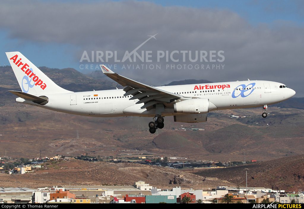 Air Europa EC-LQP aircraft at Las Palmas de Gran Canaria
