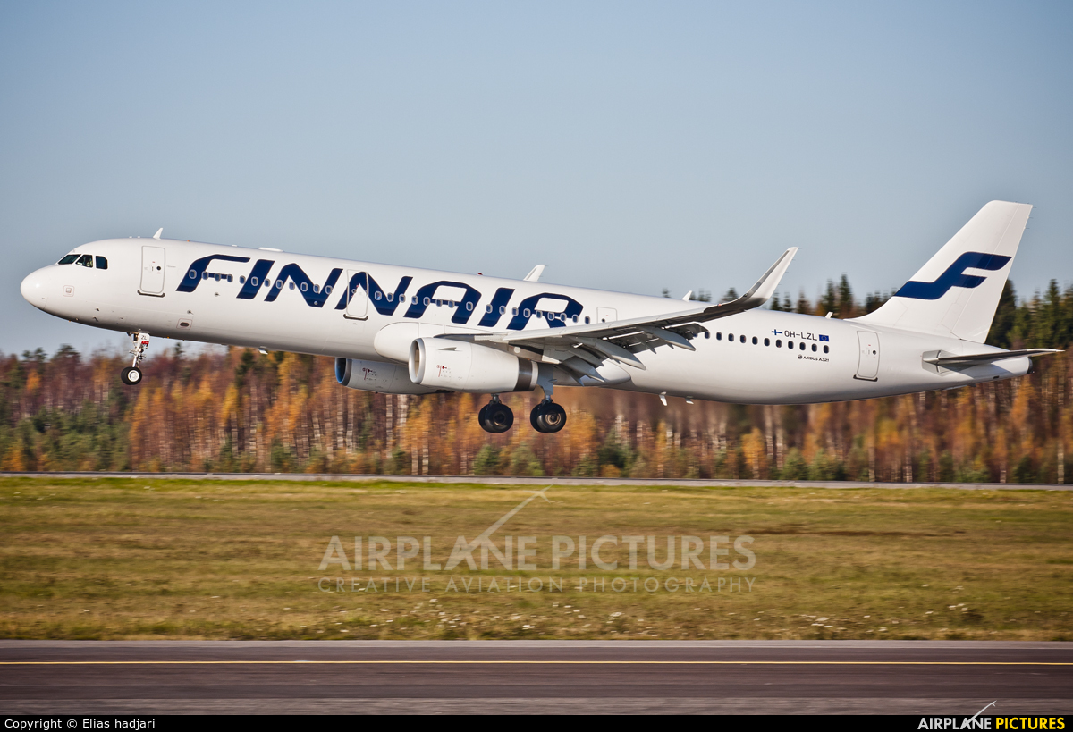 Finnair OH-LZL aircraft at Helsinki - Vantaa