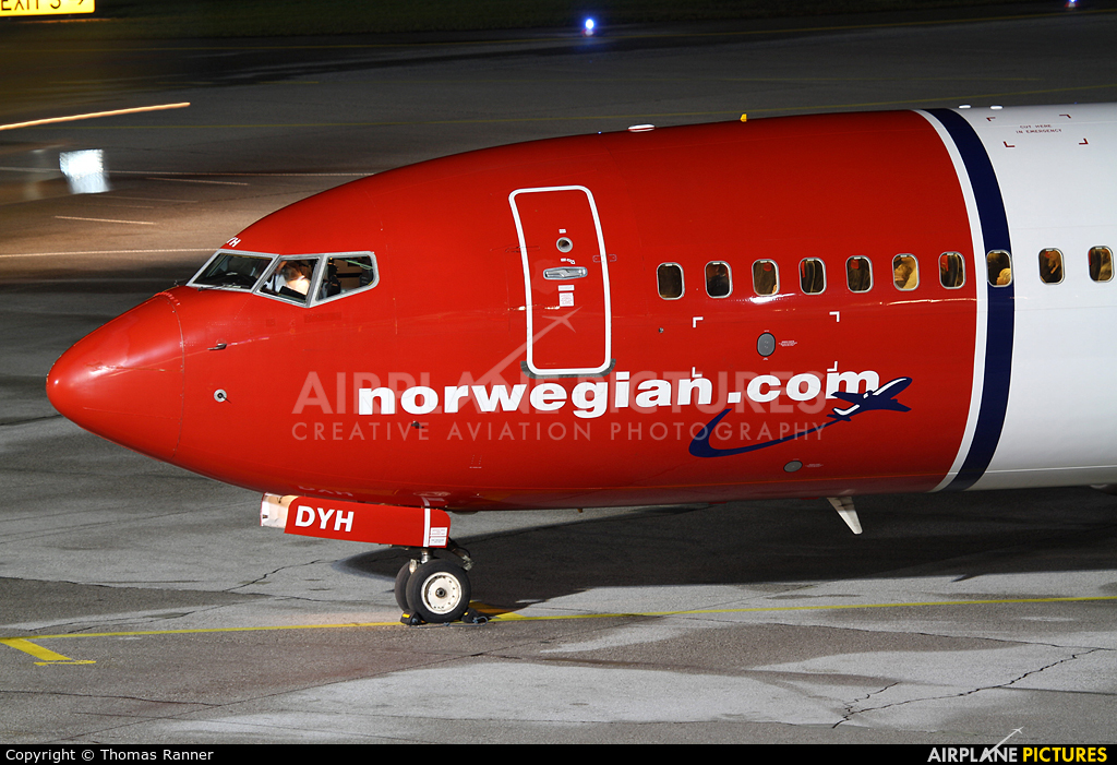 Norwegian Air Shuttle LN-DYH aircraft at Salzburg
