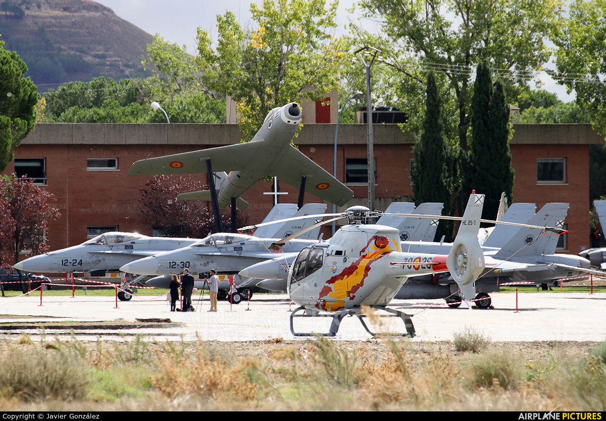 Spain - Air Force: Patrulla ASPA HE.25-7 aircraft at Madrid - Torrejon