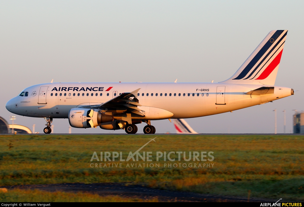 Air France F-GRHS aircraft at Paris - Charles de Gaulle