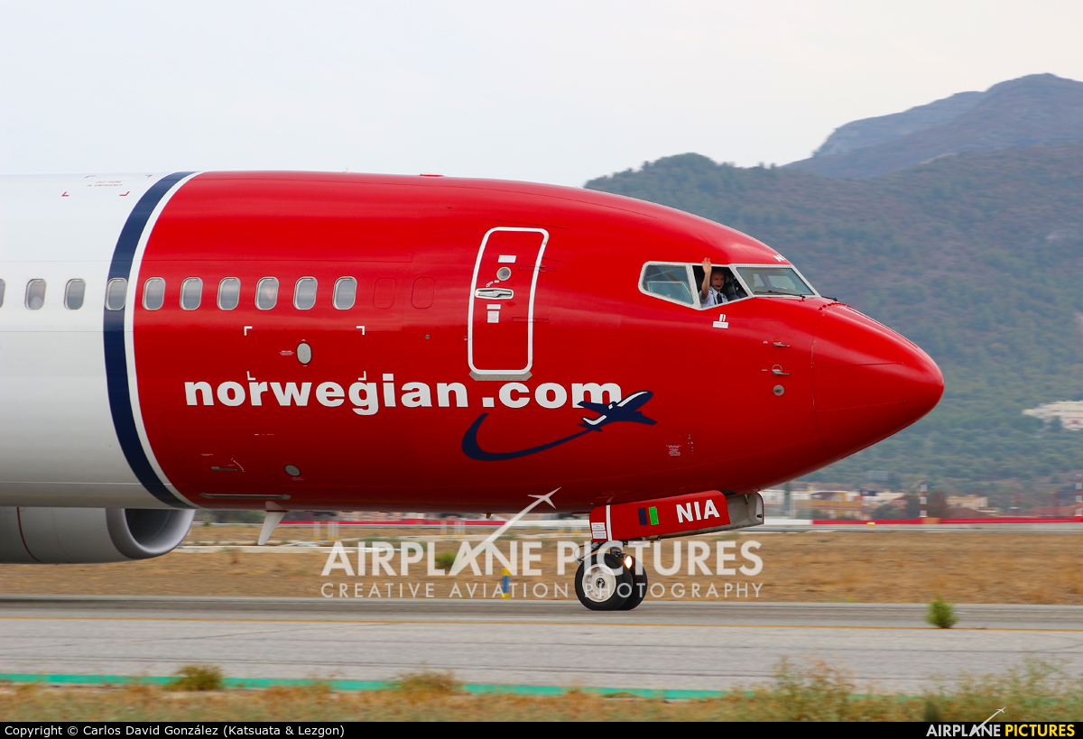 Norwegian Air Shuttle LN-NIA aircraft at Málaga